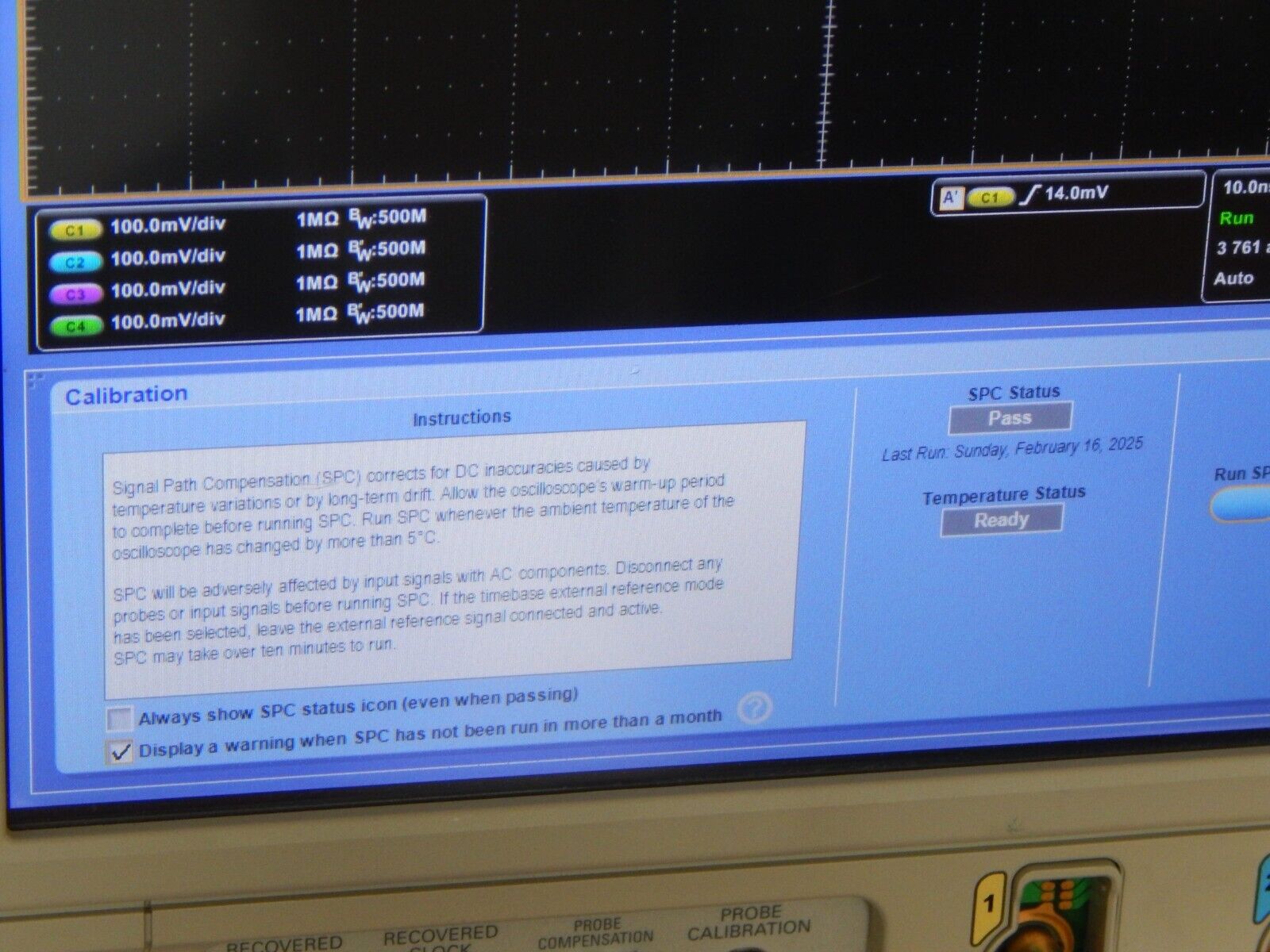 Tektronix DPO7354C 4 Channel 3.5GHz Phosphor Oscilloscope C300192 NIST cal'd Tektronix DPO7354C 4 Channel 3.5GHz Phosphor Oscilloscope C300192 NIST cal'd